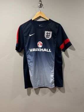 2013-14 England Nike Player Issue Training Shirt Soccer Jersey